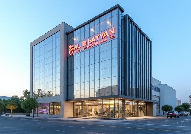 Exterior view of Al Rayyan Beauty Solutions office building in Dubai